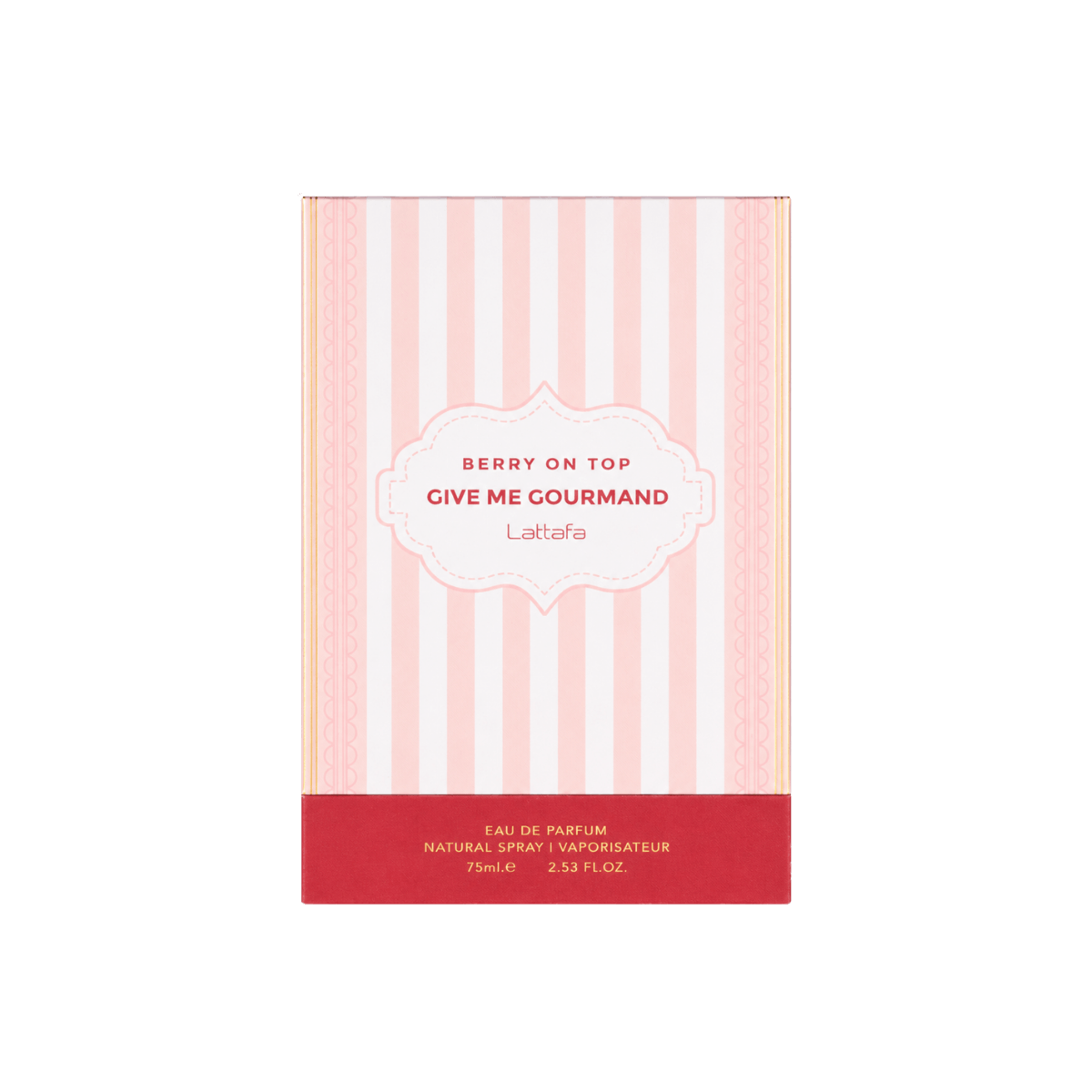 Lattafa Give me Gourmand Berry On Top Eau de Parfum 75ml embalagem original
