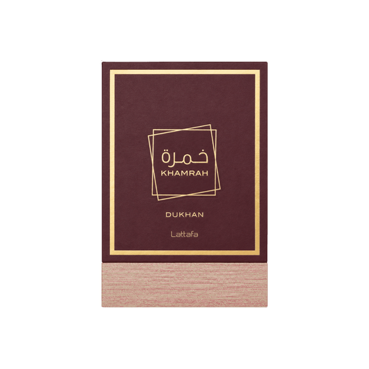 Lattafa Khamrah Dukhan Eau de Parfum 100ml embalagem original