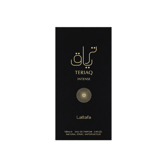 Lattafa Teriaq Intense Eau de Parfum 100ml embalagem original