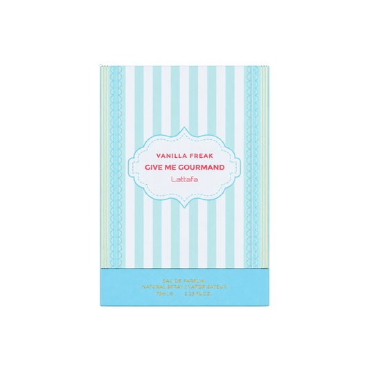 Lattafa Give me Gourmand Vanilla Freak Eau de Parfum 75ml embalagem original