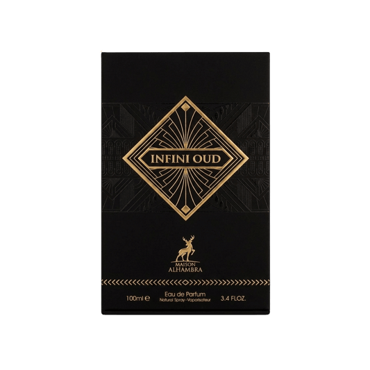 Maison Alhambra Infini Oud Eau de Parfum 100ml embalagem original