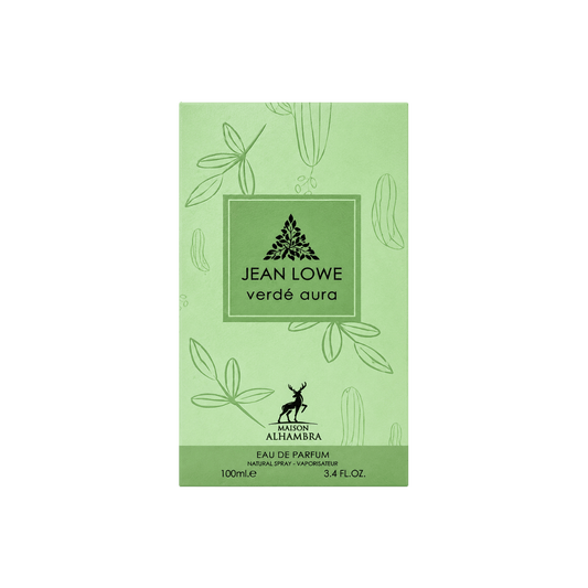Maison Alhambra Jean Lowe Verde Aura Eau de Parfum 100ml embalagem original