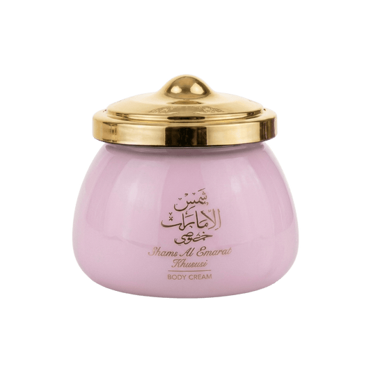 Ard Al Zaafaran Shams Al Emarat Khususi Pink Blush Body Cream 250g