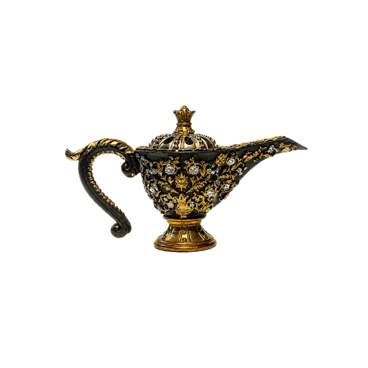 Asgharali Mubkhar Aladdin Black Incensório Preto