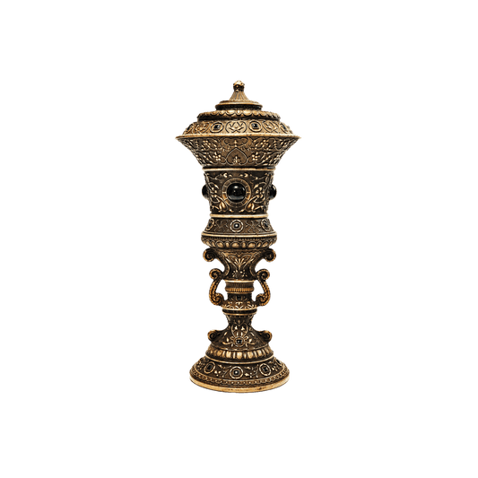Asgharali Mubkhar Antique Brown incensório