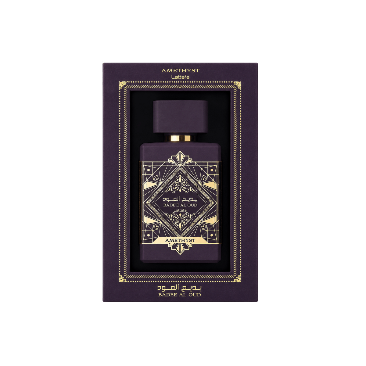 Lattafa Badee Al Oud Amethyst Eau de Parfum 100ml embalagem original
