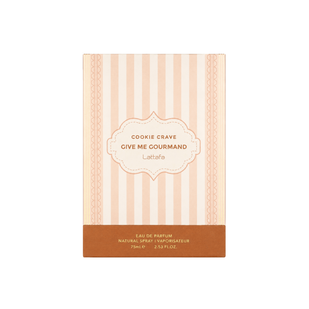 Lattafa Give me Gourmand Cookie Crave Eau de Parfum 75ml embalagem original