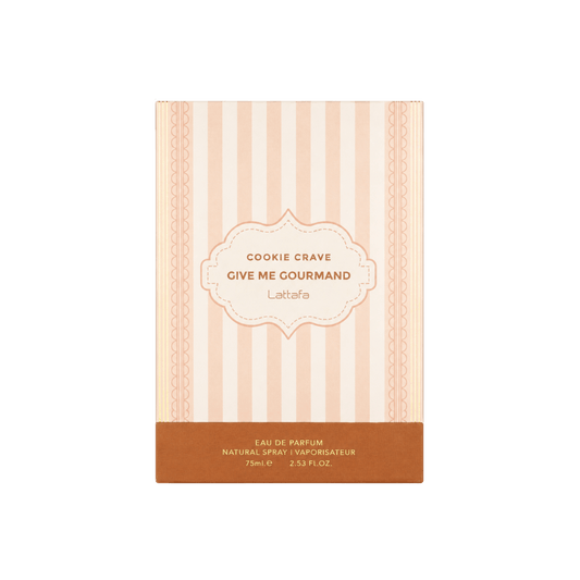 Lattafa Give me Gourmand Cookie Crave Eau de Parfum 75ml embalagem original