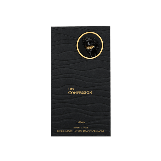 Lattafa His Confession Eau de Parfum 100ml embalagem original