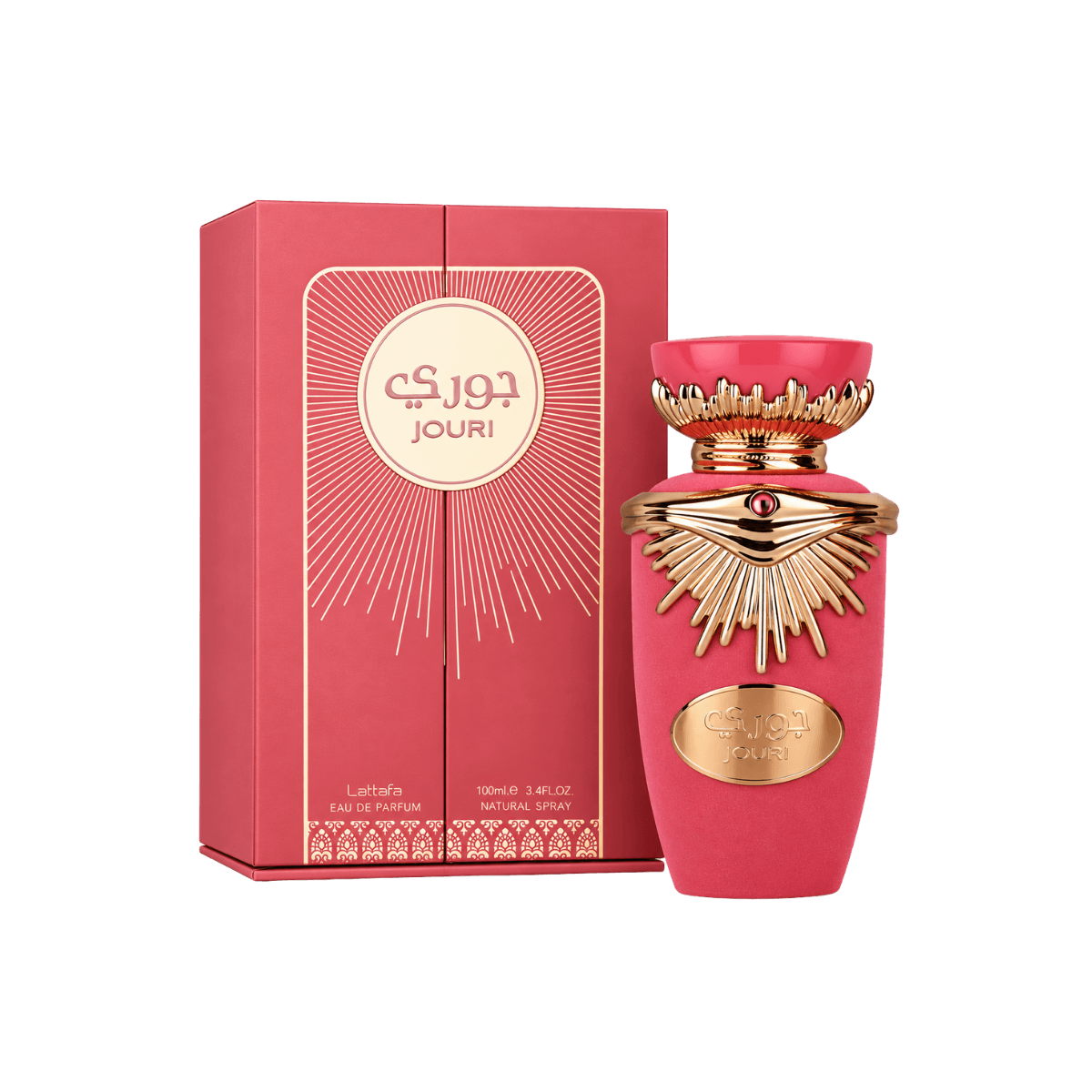 Lattfa Jouri Eau de Parfum 100ml frasco e embalagem  original
