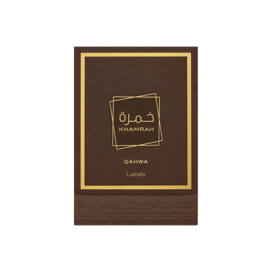 Lattafa Khamrah Qahwa Eau de Parfum 100ml embalagem original
