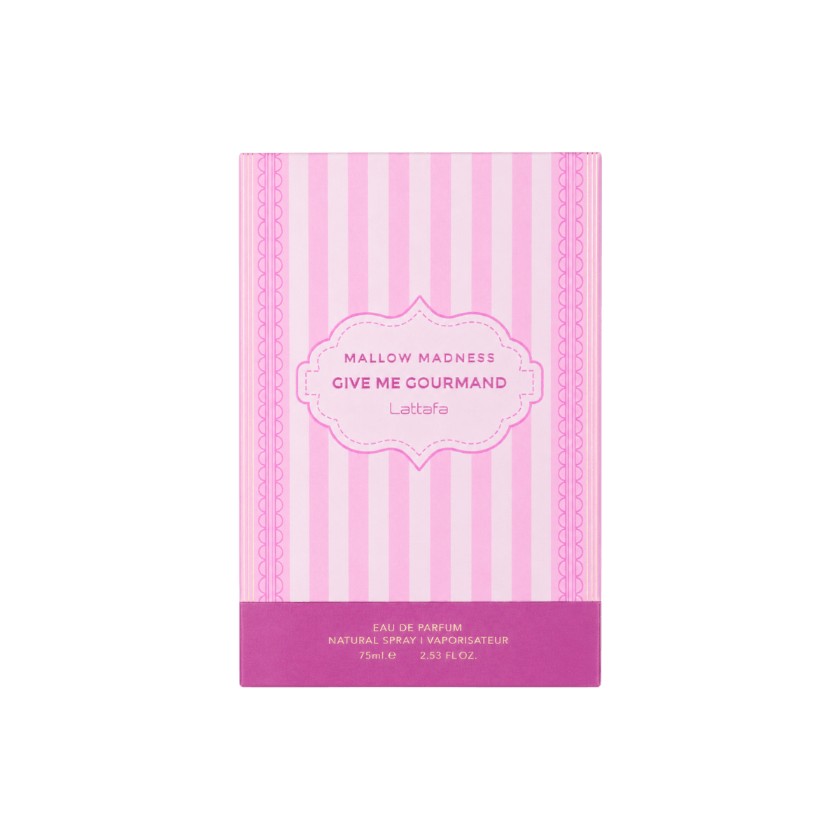 Lattafa Give me Gourmand Mallow Madness Eau de Parfum 75ml embalagem original