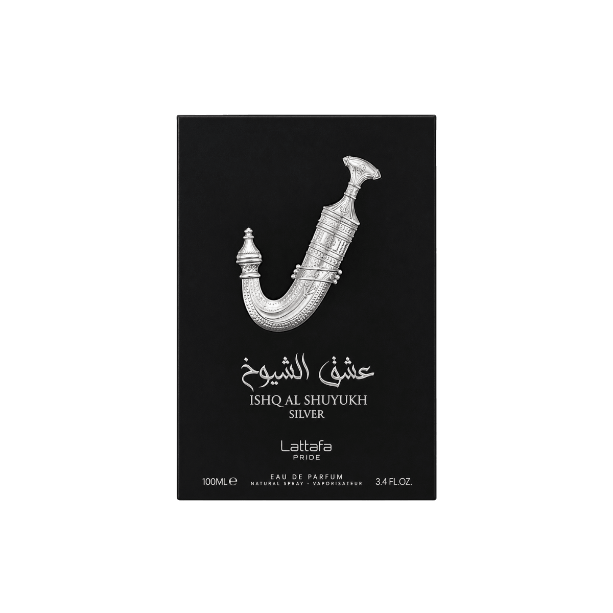 Lattafa Pride Ishq Al Shuyukh Silver Eau De Parfum 100ml embalagem original