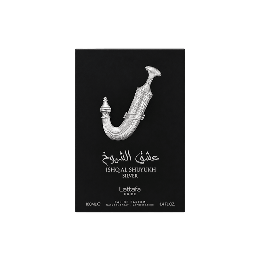 Lattafa Pride Ishq Al Shuyukh Silver Eau De Parfum 100ml embalagem original