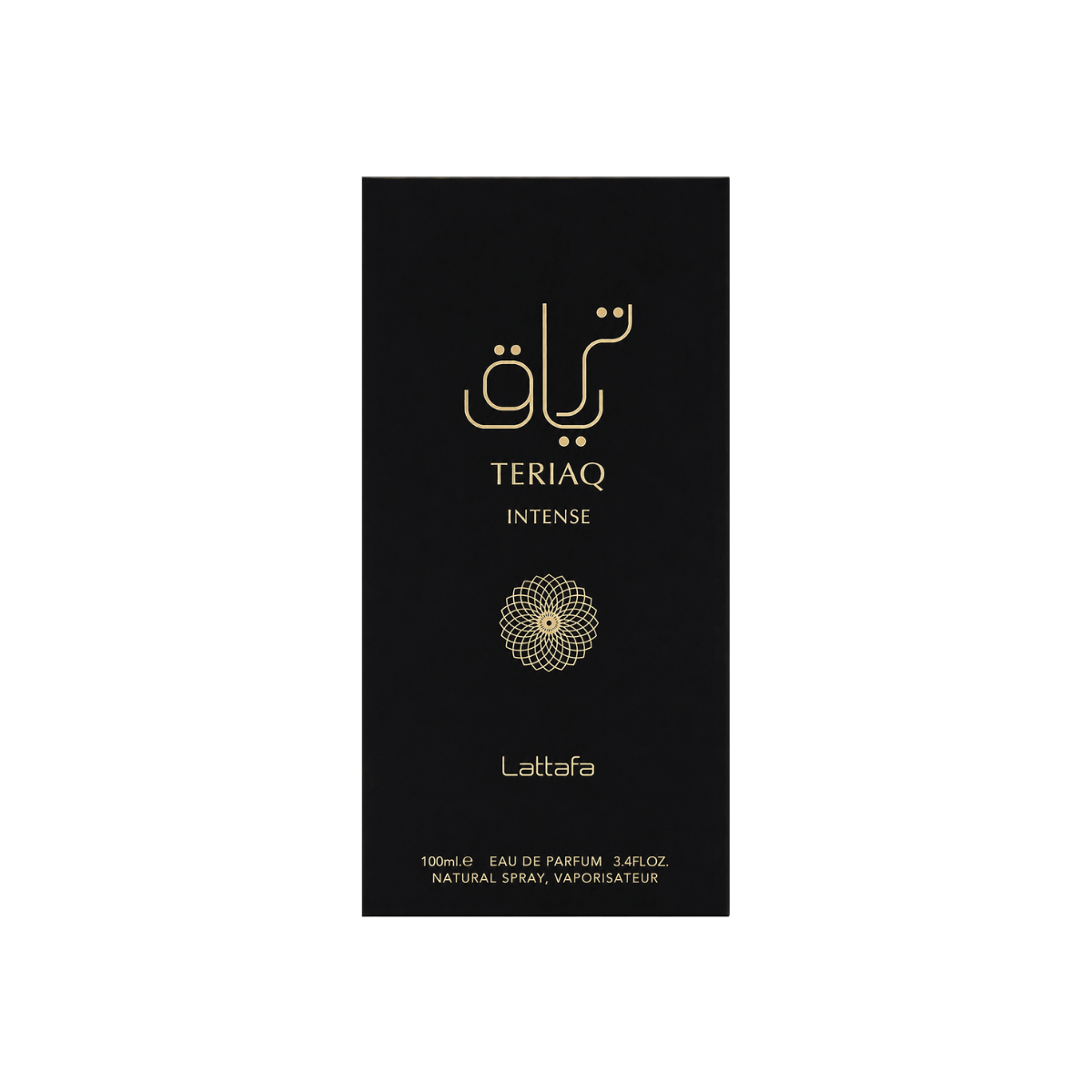 Lattafa Teriaq Intense Eau de Parfum 100ml embalagem original