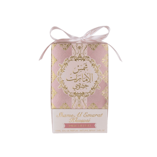 Ard Al Zaafaran Shams Al Emarat Khususi Pink Blush Eau de Parfum 100ml embalagem original