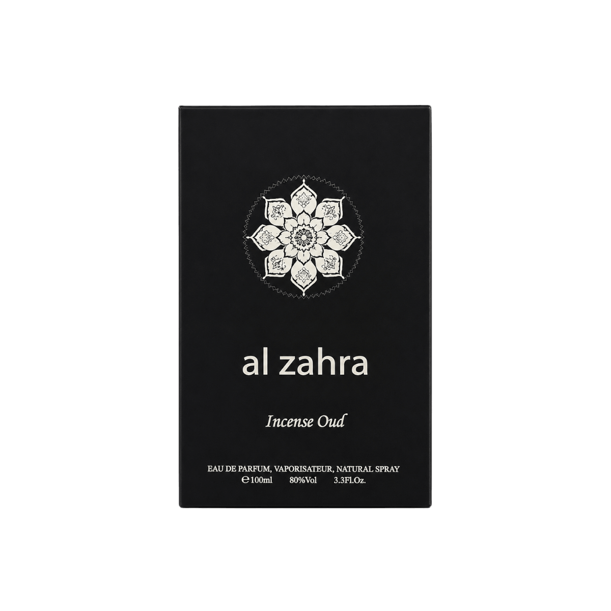 Al Zahra Incense Oud Eau de Parfum 100ml embalagem oriinal
