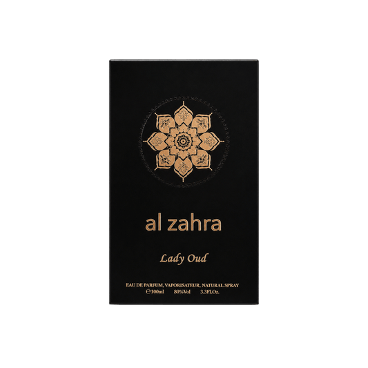 Al Zahra Lady Oud Eau de Parfum 100ml embalagem original