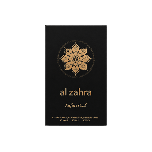 Al Zahra Safari Oud Eau de Parfum 100ml embalagem original